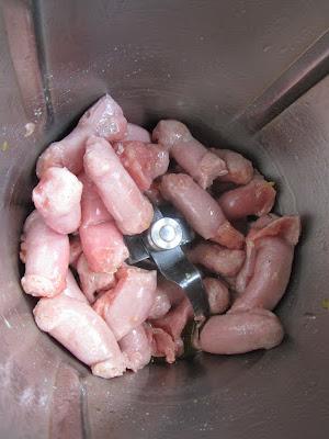 Fideuá de salchichas de pavo y pollo