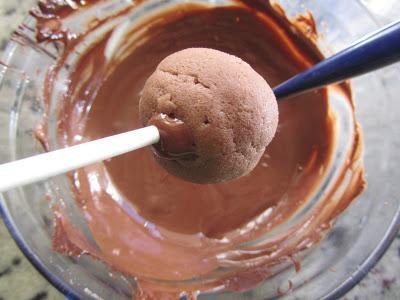 Cake pops de nutella (Bizcobolas)