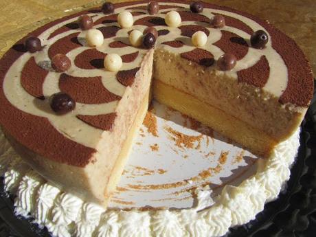 Tarta mousse de avellanas