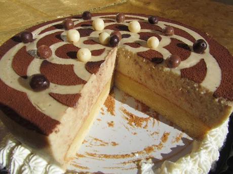 Tarta mousse de avellanas