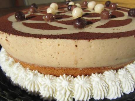 Tarta mousse de avellanas