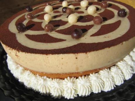 Tarta mousse de avellanas