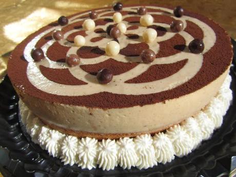 Tarta mousse de avellanas