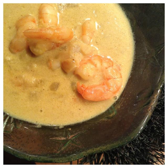 curry de gambas - shrimps curry