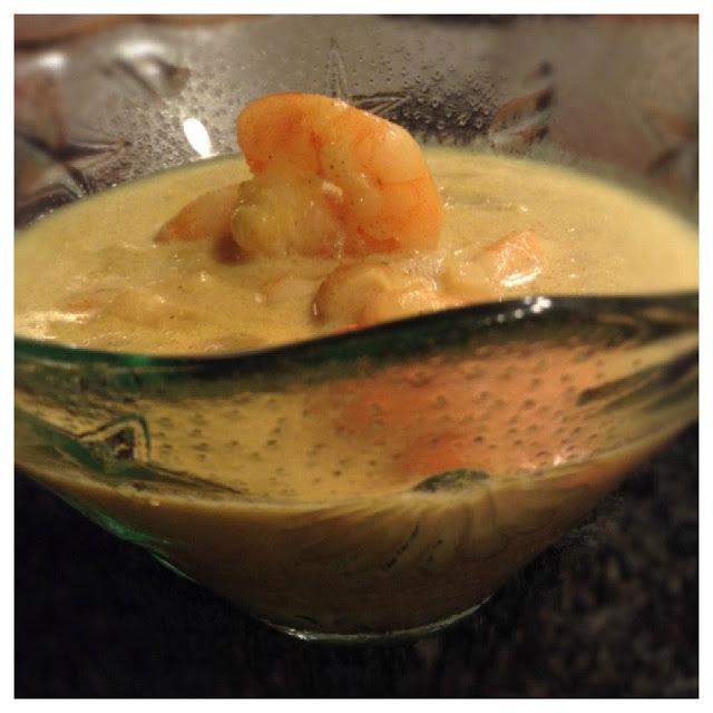 curry de gambas - shrimps curry
