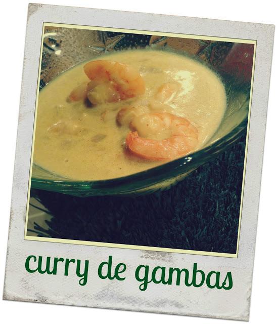 curry de gambas - shrimps curry