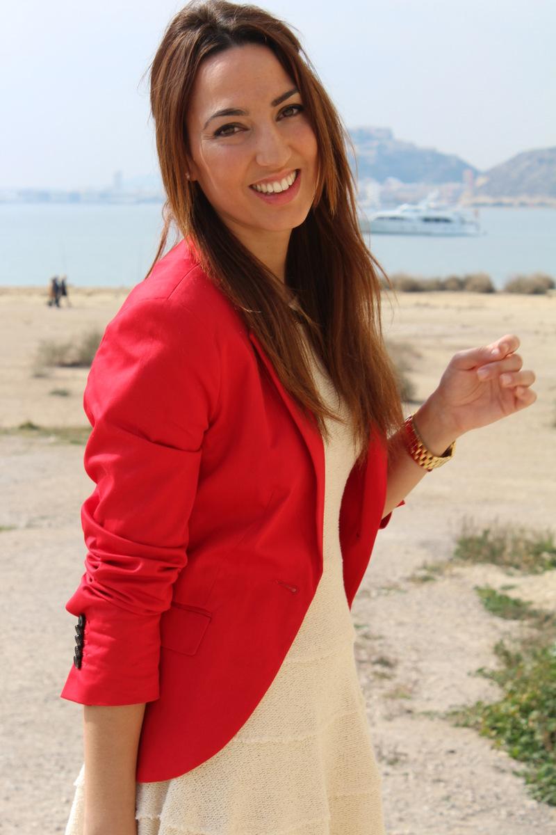 Red blazer