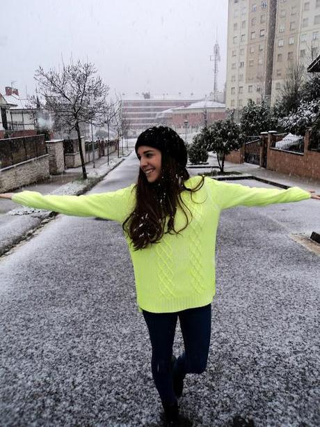 Primeros copitos de nieve...