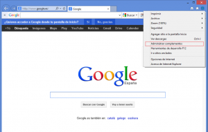 Deshabilitar Java Explorer