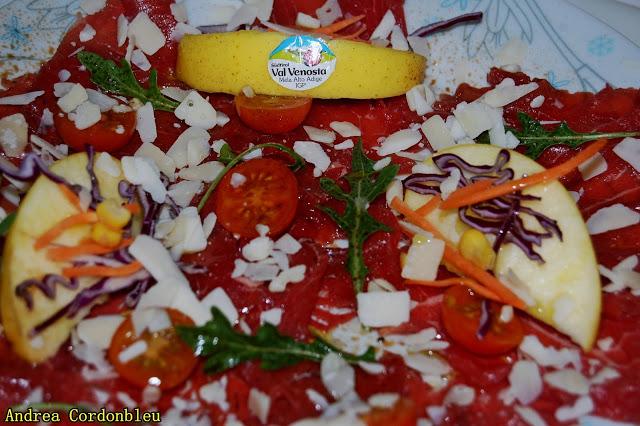 CARPACCIO DE TERNERA CON MANZANAS VAL VENOSTA