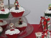 Cupcakes navideños (red velvet almendras crocanti)