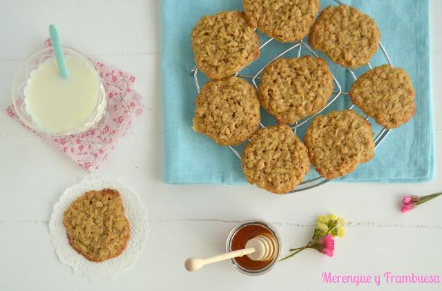 Galletas de avena con manzana y canela