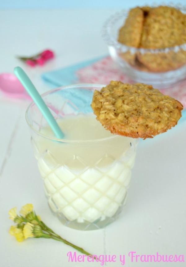 Galletas de avena con manzana y canela