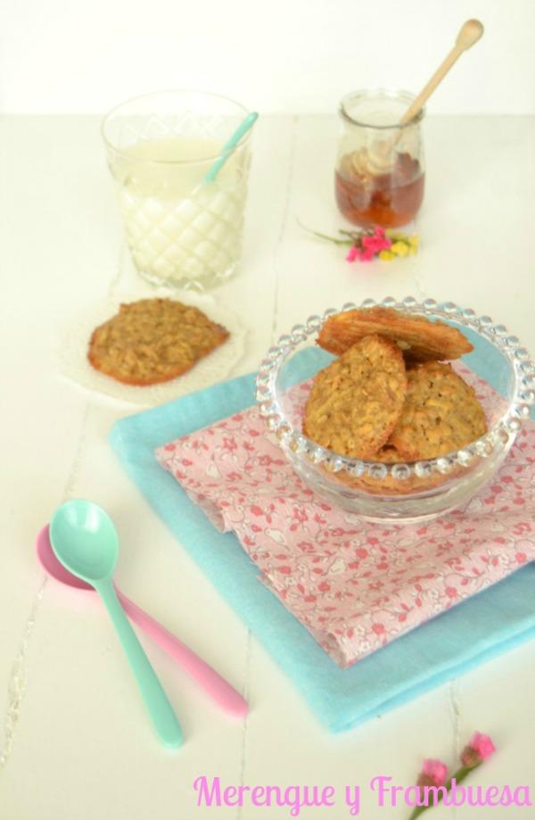 Galletas de avena con manzana y canela