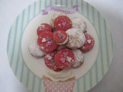 Whoopie pies de fresa