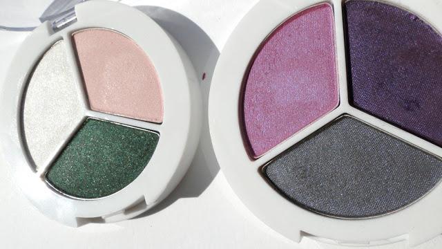 Dos tríos: lila glam y rockstar