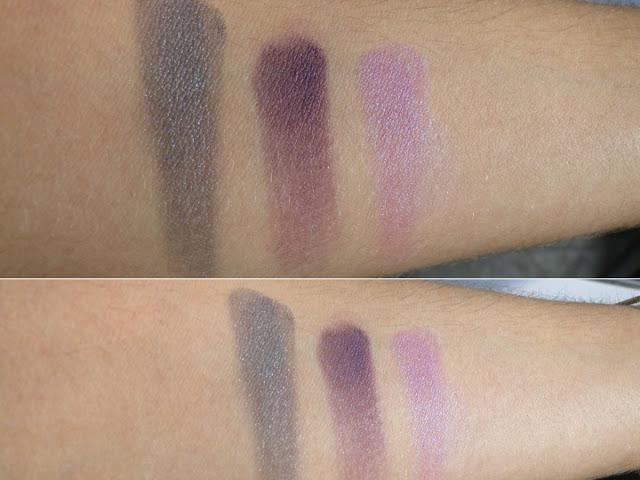 Dos tríos: lila glam y rockstar