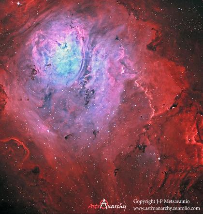 Nebulosa de la Laguna, situada entre 4.000 y 6.000 años luz de la Tierra.