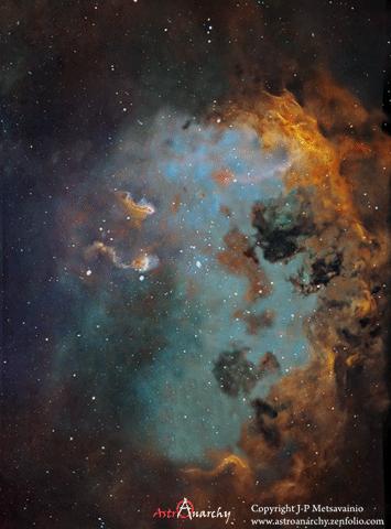 Melotte 15. Mirada al centro de la Nebulosa Heart, situada a 7.500 millones de años luz,