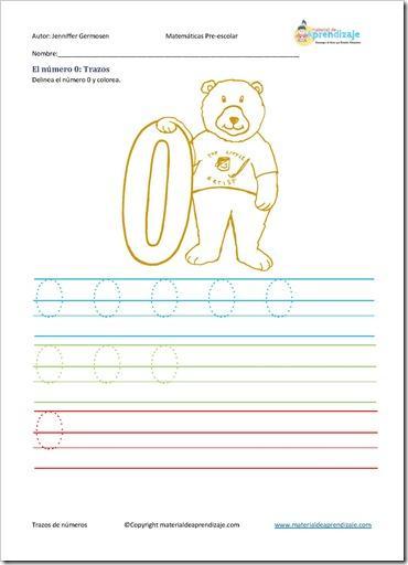 Trazar el número 0 Trazar el número 0