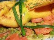 saquitos crêpes, rellenos gefüllte Crêpe-Säckchen