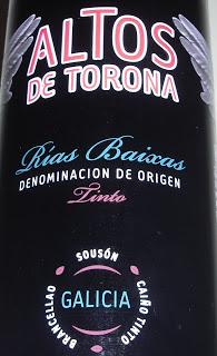 Altos de Torona Tinto 2011, de HGA Bodegas