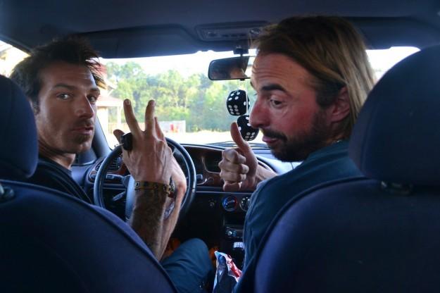 Pilou y Florian, los dos lunáticos viajeros y esquiadores franceses