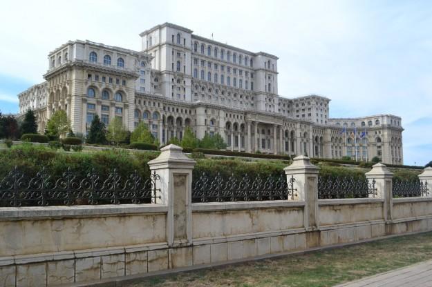 Palacio del Parlamento Rumano, el gigante edificio administrativo de Bucarest