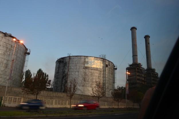 Construcciones en Bucarest de la época comunista