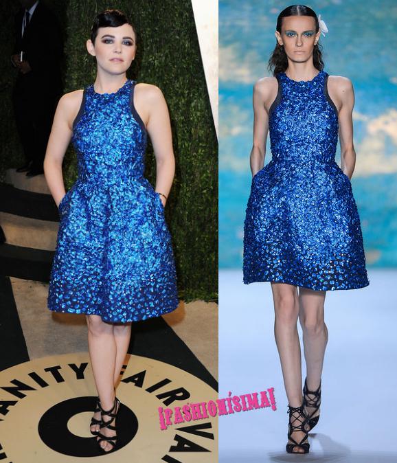 ginnifer goodwin monique Lhuillier vanity fair after party oscars 2013