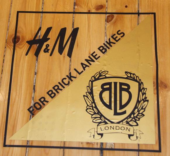H&M; & Brick Lanes Bikes,a special collection