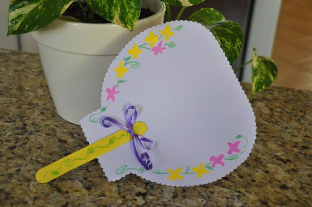 Abanico de cartulina