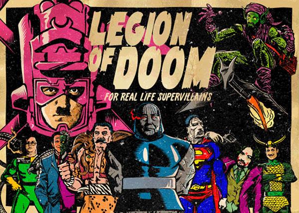 Villanos reales como villanos de Comic