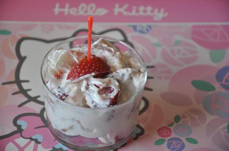 Fresas Con Nata Con Sirope De Agave