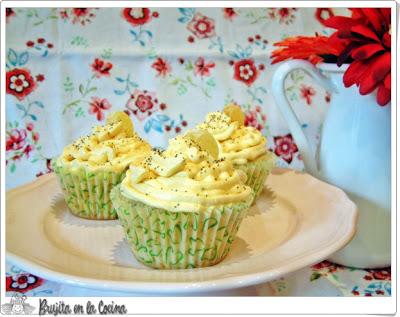 Cupcakes de limón y amapola