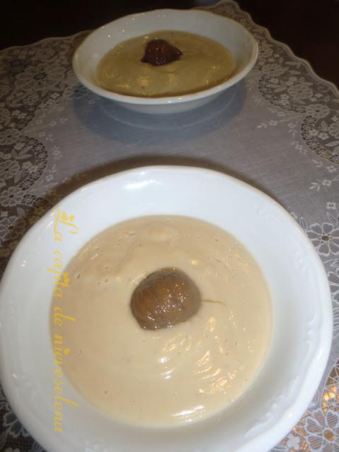 Natillas de castañas