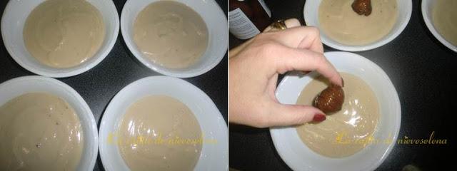 Natillas de castañas