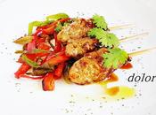 Kofta cordero pimientos