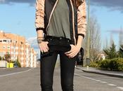 Satin bomber jacket