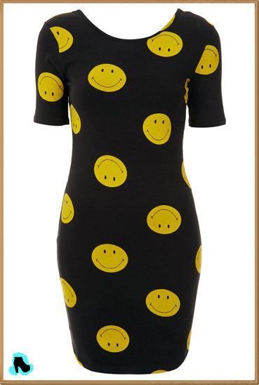 COLECCIÓN COMIC GIRL DE TOPSHOP Smiley Bodycon Dress By Tee and Cake 39,00 €