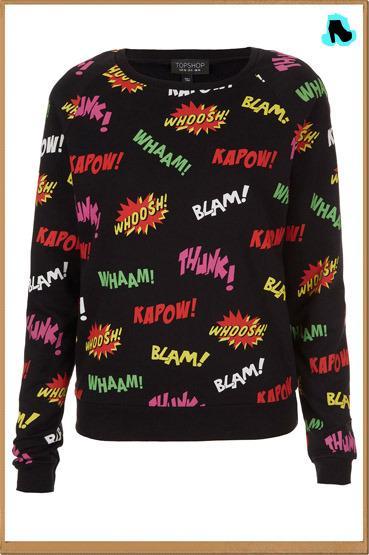 COLECCIÓN COMIC GIRL DE TOPSHOP Comic Pop Art Sweat 39,00 €