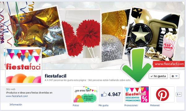 donde pinchar para conseguir tu descuento en Facebook