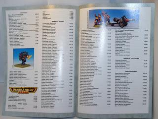 Viejos listados de precios