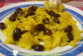 receta de arroz al horno con pasas