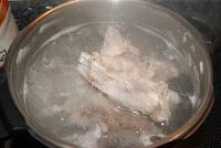 Risotto de espinacas con bacalao al pil pil