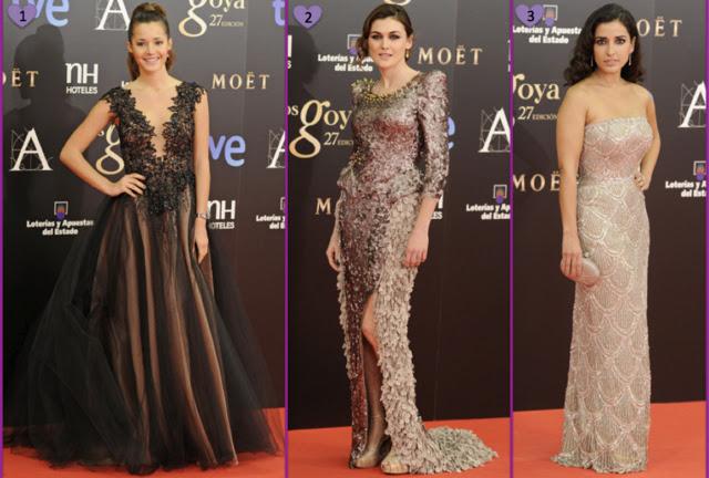 Premios Goya 2013: ¡Analizamos sus vestidos!