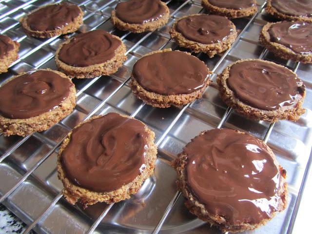 Tortitas (o barritas) de cereales y chocolate