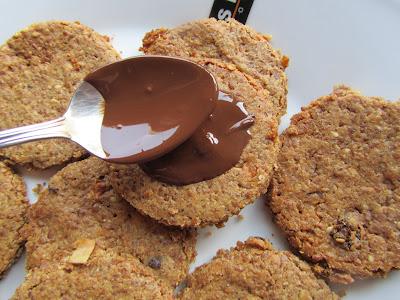 Tortitas (o barritas) de cereales y chocolate