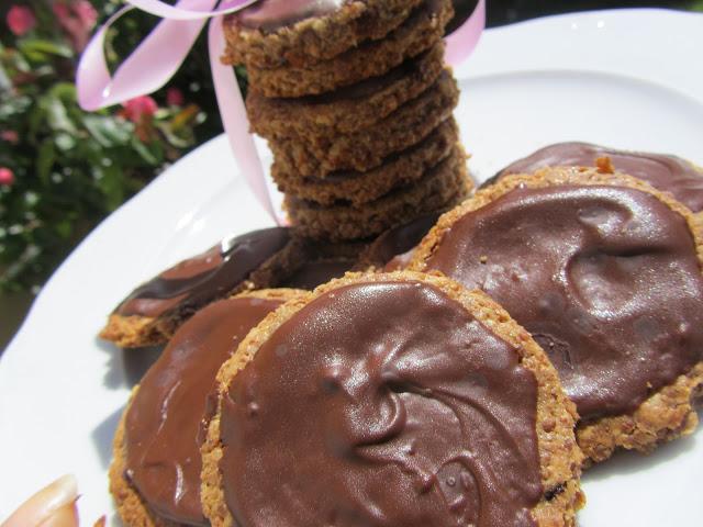 Tortitas (o barritas) de cereales y chocolate