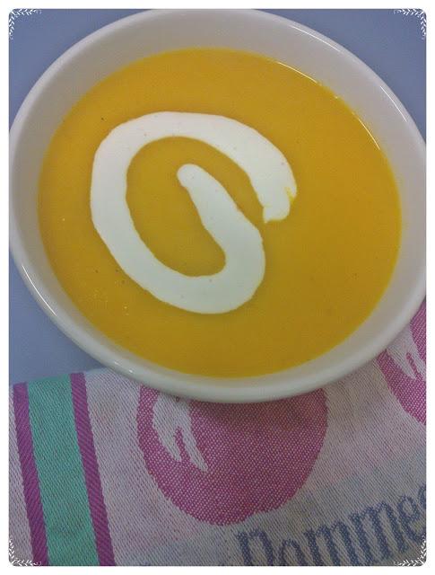 Crema de calabaza al curry